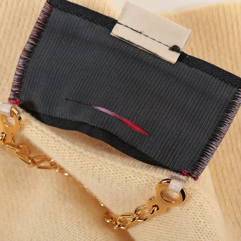 GUCCI Size L 22AW 706917 Lovelight knit yellow WS15266