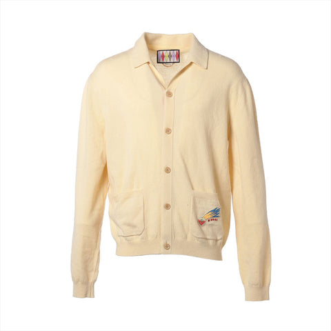 GUCCI Size L 22AW 706917 Lovelight knit yellow WS15266