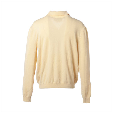 GUCCI Size L 22AW 706917 Lovelight Knit sweater yellow WS15266