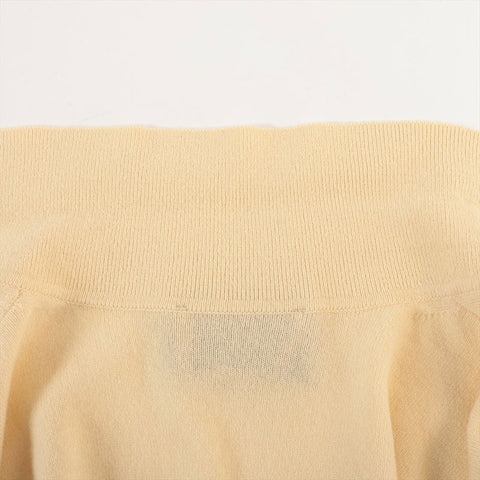 GUCCI Size L 22AW 706917 Lovelight knit yellow WS15266