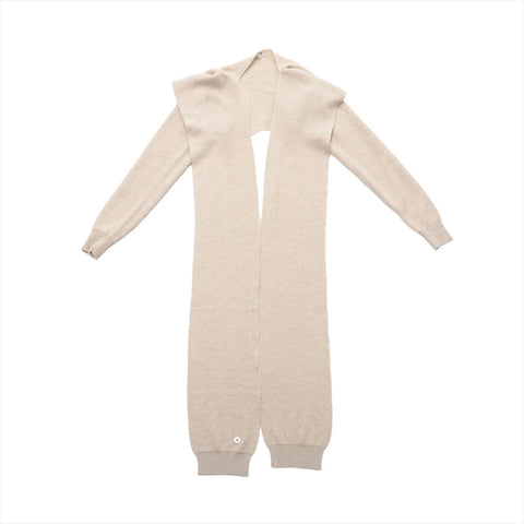 HERMES Size:34 cashmere knit beige WS15268