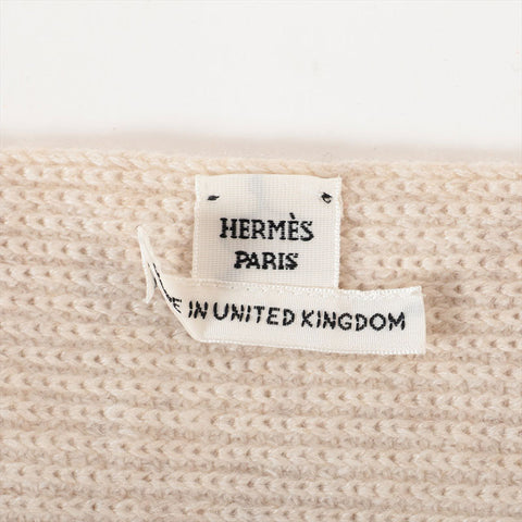 HERMES Size:34 cashmere knit beige WS15268