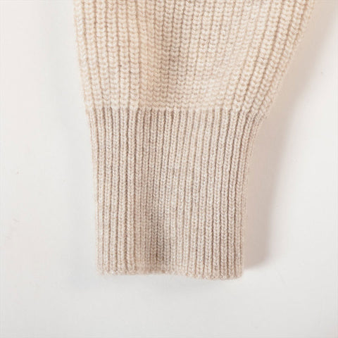 HERMES Size:34 cashmere knit beige WS15268