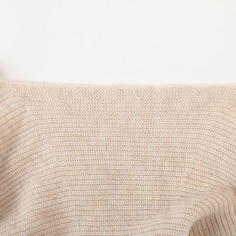HERMES Size:34 cashmere knit beige WS15268
