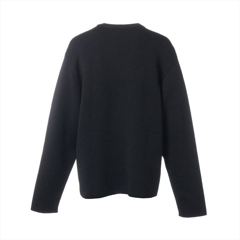 BALENCIAGA 21Stainless Steel Languages Wool Size:S knit black WS15272