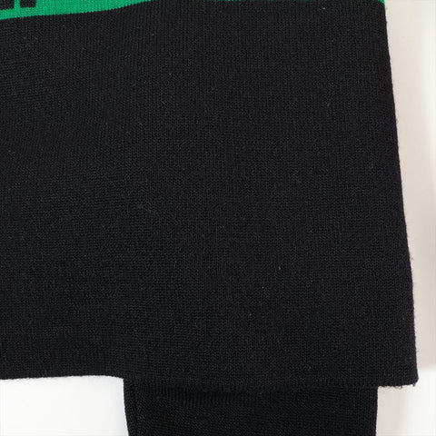 BALENCIAGA 21Stainless Steel Languages Wool Size:S knit black WS15272