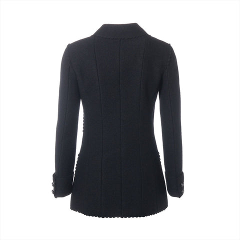 CHANEL Size:34 P49405 2014s Star Button Wool Jacket black WS15276