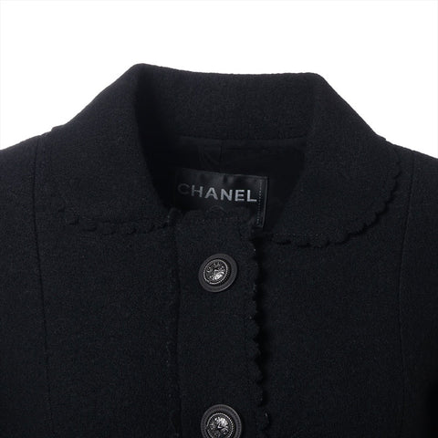 CHANEL Size:34 P49405 2014s Star Button Wool Jacket black WS15276