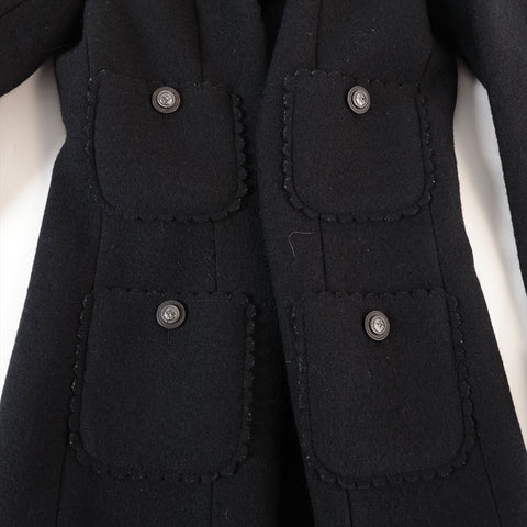 CHANEL Size:34 P49405 2014s Star Button Wool Jacket black WS15276