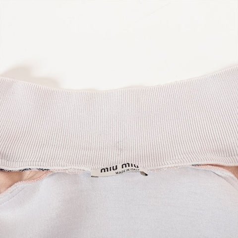 Miu Miu Size:S Blouson Arm Logo 2020 Stainless Steel Jacket Light gray WS15277