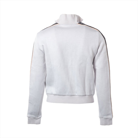 Miu Miu Size:S Blouson Arm Logo 2020 Stainless Steel Jacket Light gray WS15277
