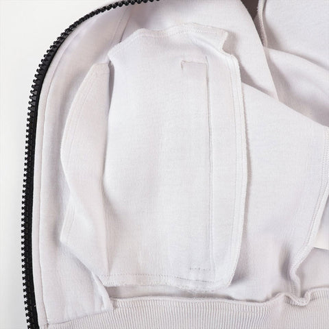 Miu Miu Size:S Blouson Arm Logo 2020 Stainless Steel Jacket Light gray WS15277