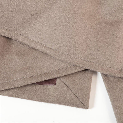 CELINE Size:38 Wool Long Phoebe Period coat khaki WS15279