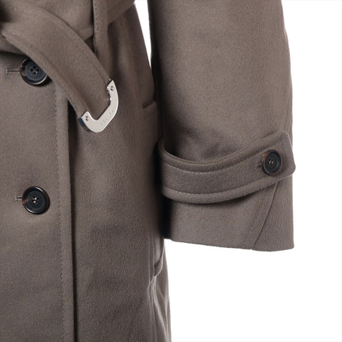 CELINE Size:38 Wool Long Phoebe Period coat khaki WS15279