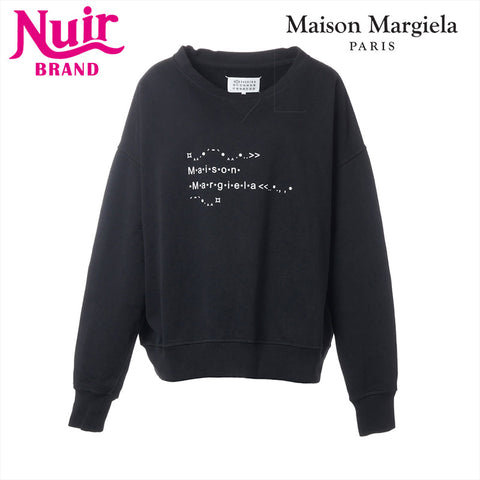 メゾンマルジェラ Maison Margiela Size:L ロゴ モチーフ 2022AW スウェット ブラック WS15285
