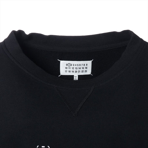 Maison Margiela Size: L Logo motif 2022AW sweat black WS15285