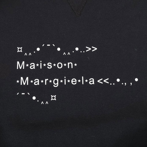 Maison Margiela Size: L Logo motif 2022AW sweat black WS15285