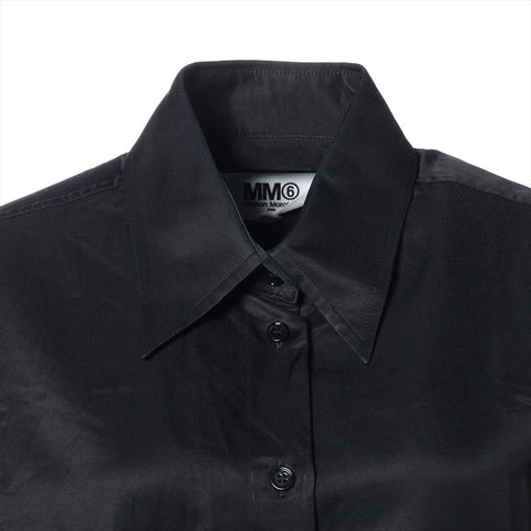 Margiela Size:40 MM6 back print Long sleeve shirt black WS15288