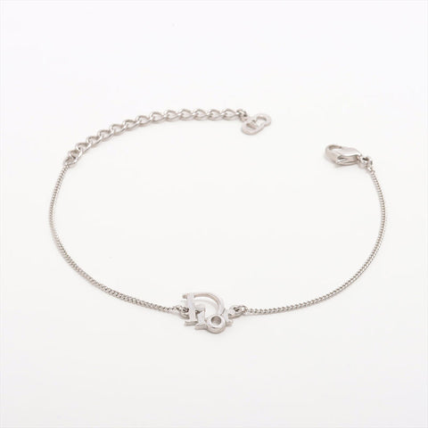 Christian Dior logo bracelet Silver WS15291