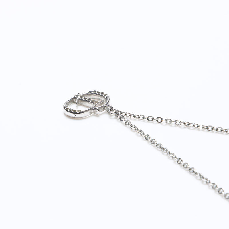 美品 クリスチャンディオール Christian Dior CDロゴ ネックレス