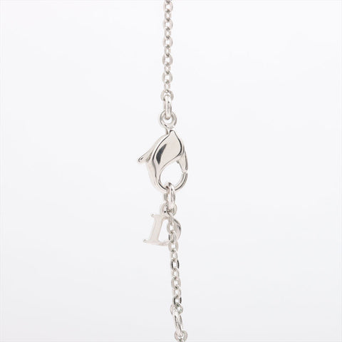 Christian Dior logo Necklace Silver WS15294