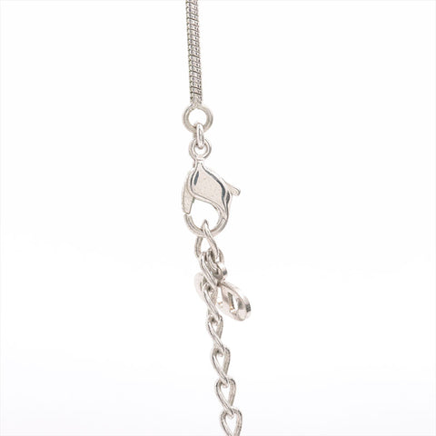 Christian Dior logo Necklace Silver WS15295