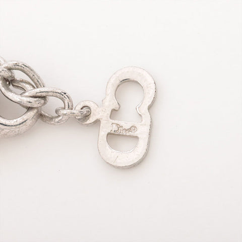 Christian Dior logo Necklace Silver WS15295