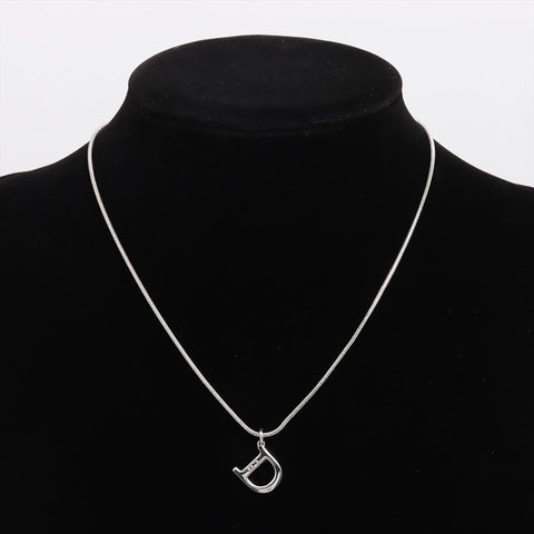 Christian Dior logo Necklace Silver WS15295