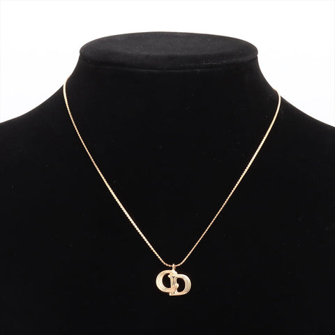 Christian Dior CD logo Necklace gold WS15298