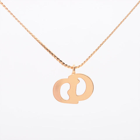 Christian Dior CD logo Necklace gold WS15303