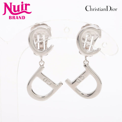 Christian Dior CD logo Earring Silver WS15304