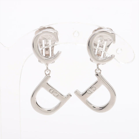 Christian Dior CD logo Earring Silver WS15304