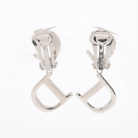 Christian Dior CD logo Earring Silver WS15304
