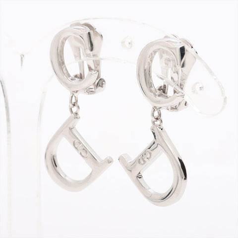 Christian Dior CD logo Earring Silver WS15304