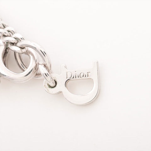 クリスチャンディオール Christian Dior リボン ネックレス シルバー WS15307