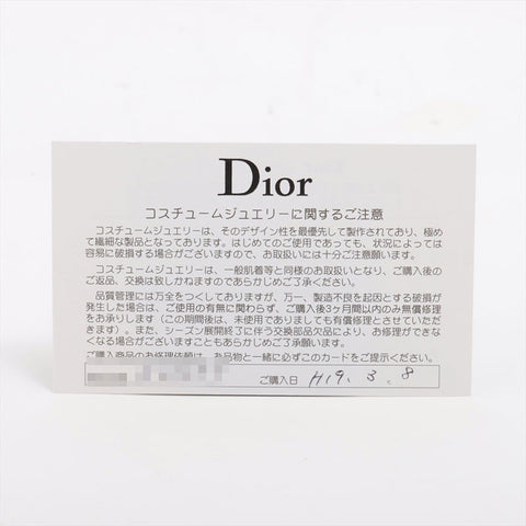 クリスチャンディオール Christian Dior リボン ネックレス シルバー WS15307