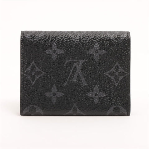 LOUIS VUITTON Monogram Amberop Cult de Visit Card Case black WS15313