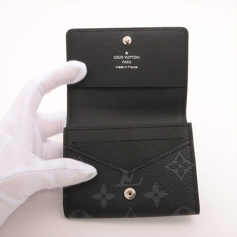 LOUIS VUITTON Monogram Amberop Cult de Visit Card Case black WS15313