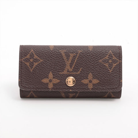 LOUIS VUITTON Monogram Multicles4 2004 Key holder  Brown WS15314