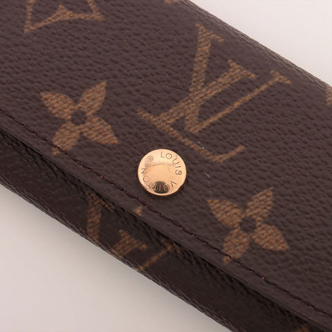 LOUIS VUITTON Monogram Multicles4 2004 Key holder  Brown WS15314