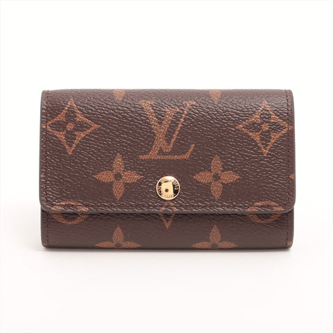 LOUIS VUITTON 2015 Monogram Multicles6 Key holder  Brown WS15315
