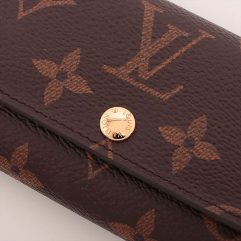 LOUIS VUITTON 2015 Monogram Multicles6 Key holder  Brown WS15315