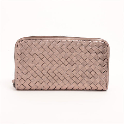 BOTTEGAVENETA INTRECCIATO LAMBSKIN Purse gold WS15317