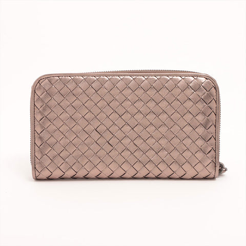 BOTTEGAVENETA INTRECCIATO LAMBSKIN Purse gold WS15317