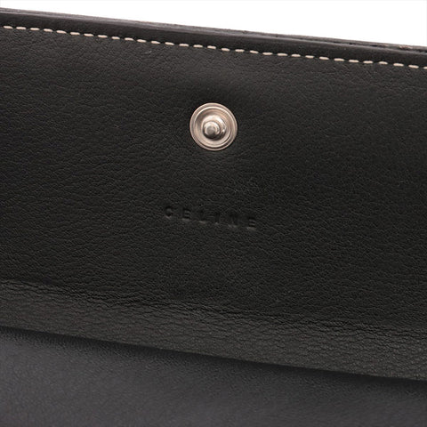 CELINE macadam canvas Bifold Wallet black WS15323