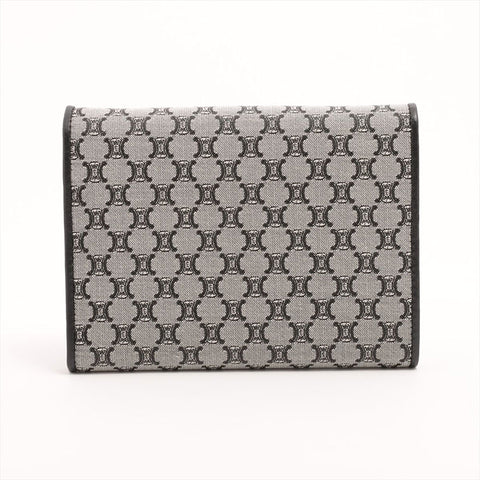 CELINE macadam canvas Bifold Wallet black WS15323