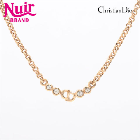 Christian Dior CD logo Necklace gold WS15324