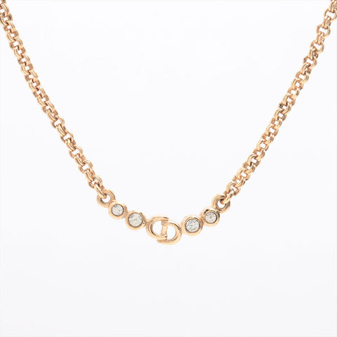 Christian Dior CD logo Necklace gold WS15324