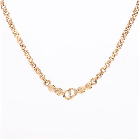 Christian Dior CD logo Necklace gold WS15324