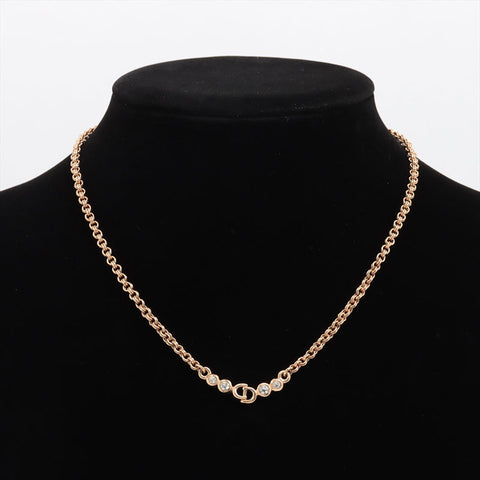 Christian Dior CD logo Necklace gold WS15324